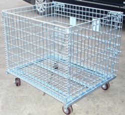 Movable Wire mesh container