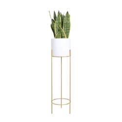 Steel flower shelf