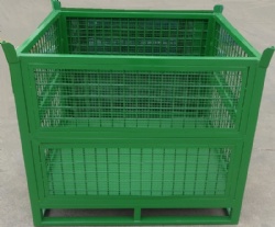 Foldable Steel mesh container